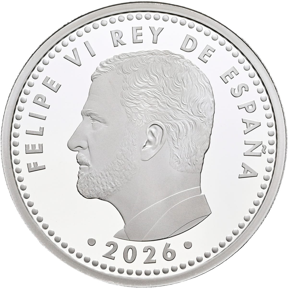 ESPAÑA 5 euros 2026 Campeones del Mundo FIFA plata Proof - Imagen 3