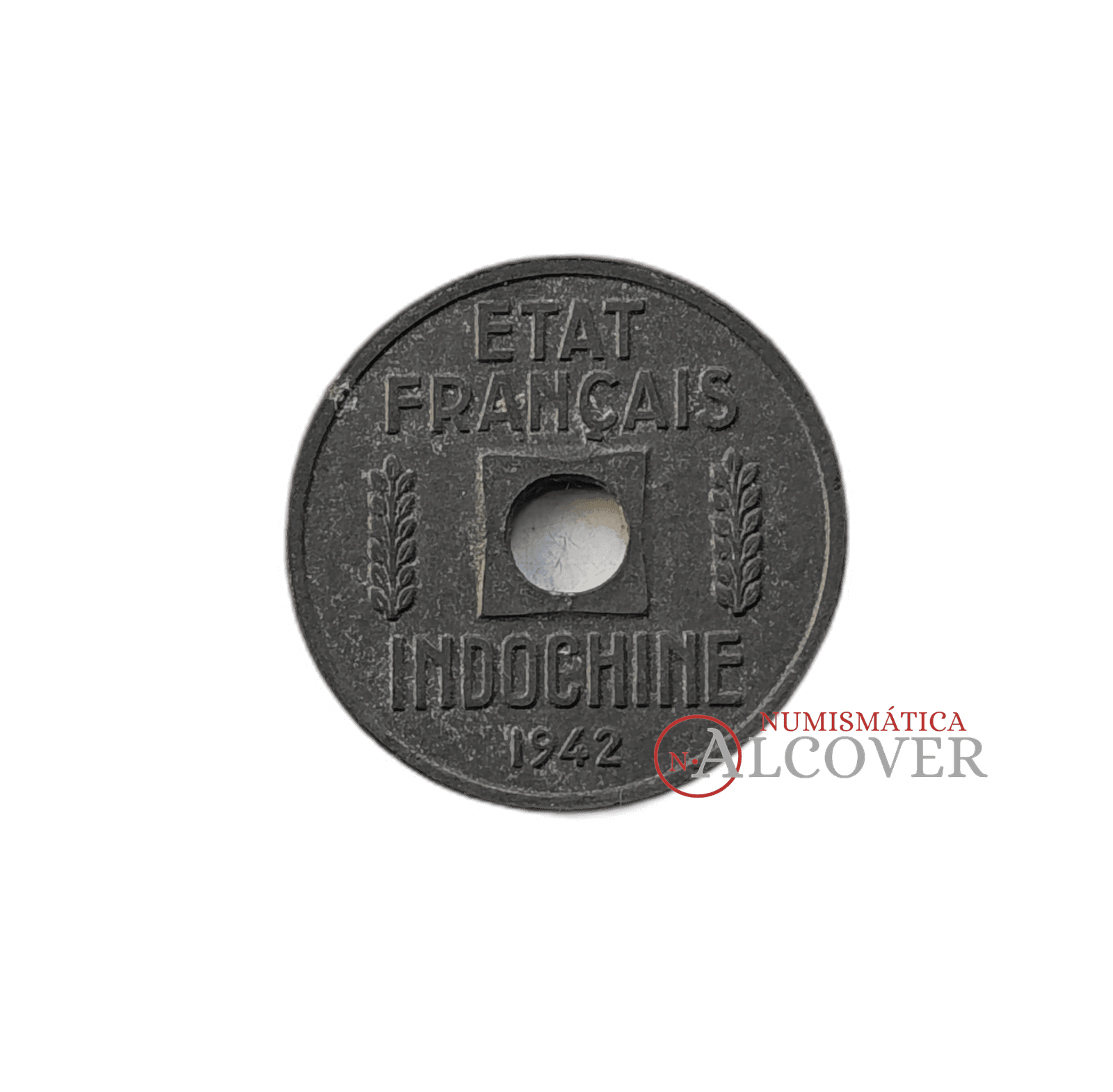 INDOCHINA FRANCESA ¼ Céntimo 1942 KM#25 MBC