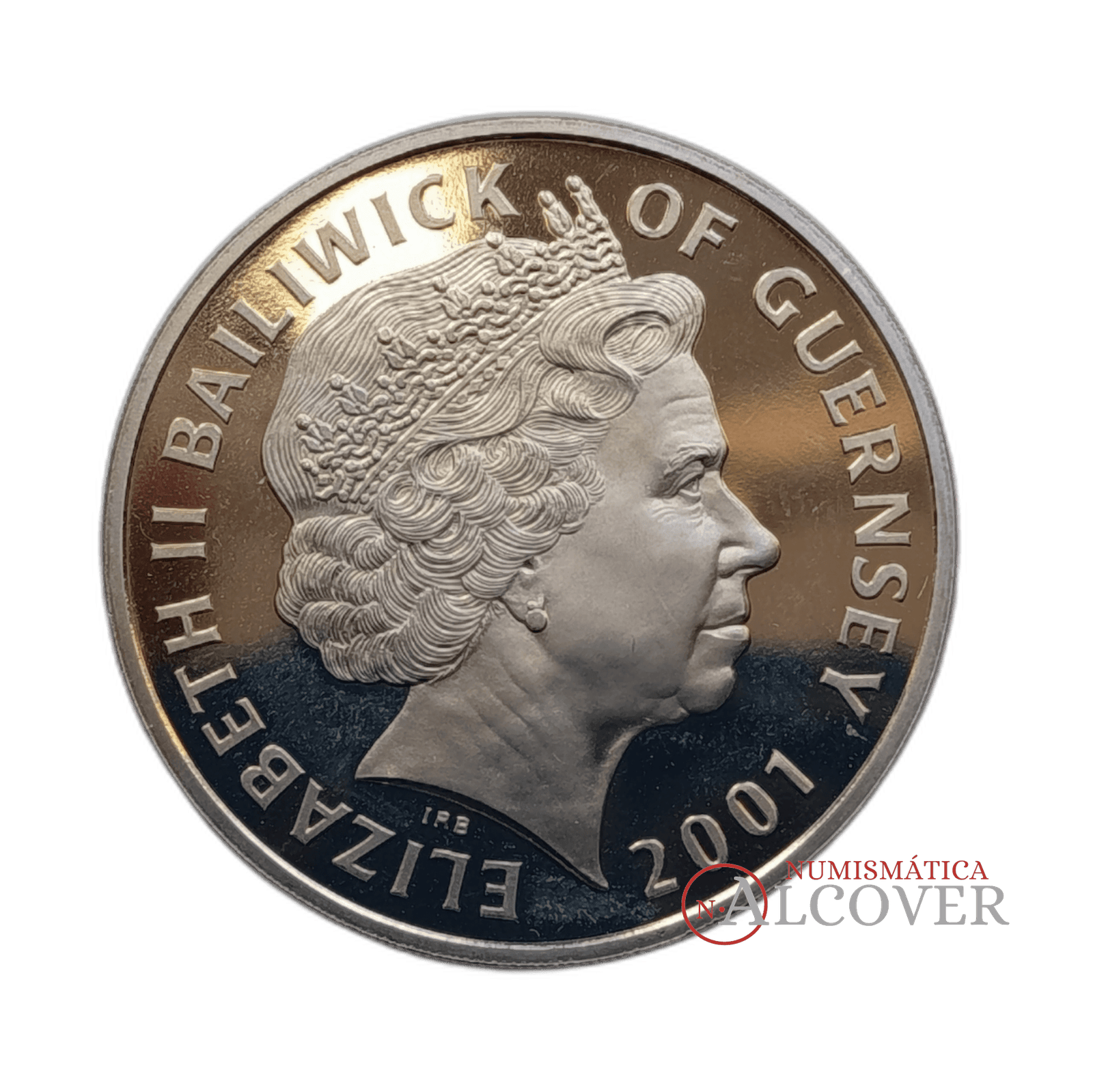 GUERNSEY 5 libras 2001 Centenario de la muerte de la reina Victoria KM#106 SC - Imagen 2