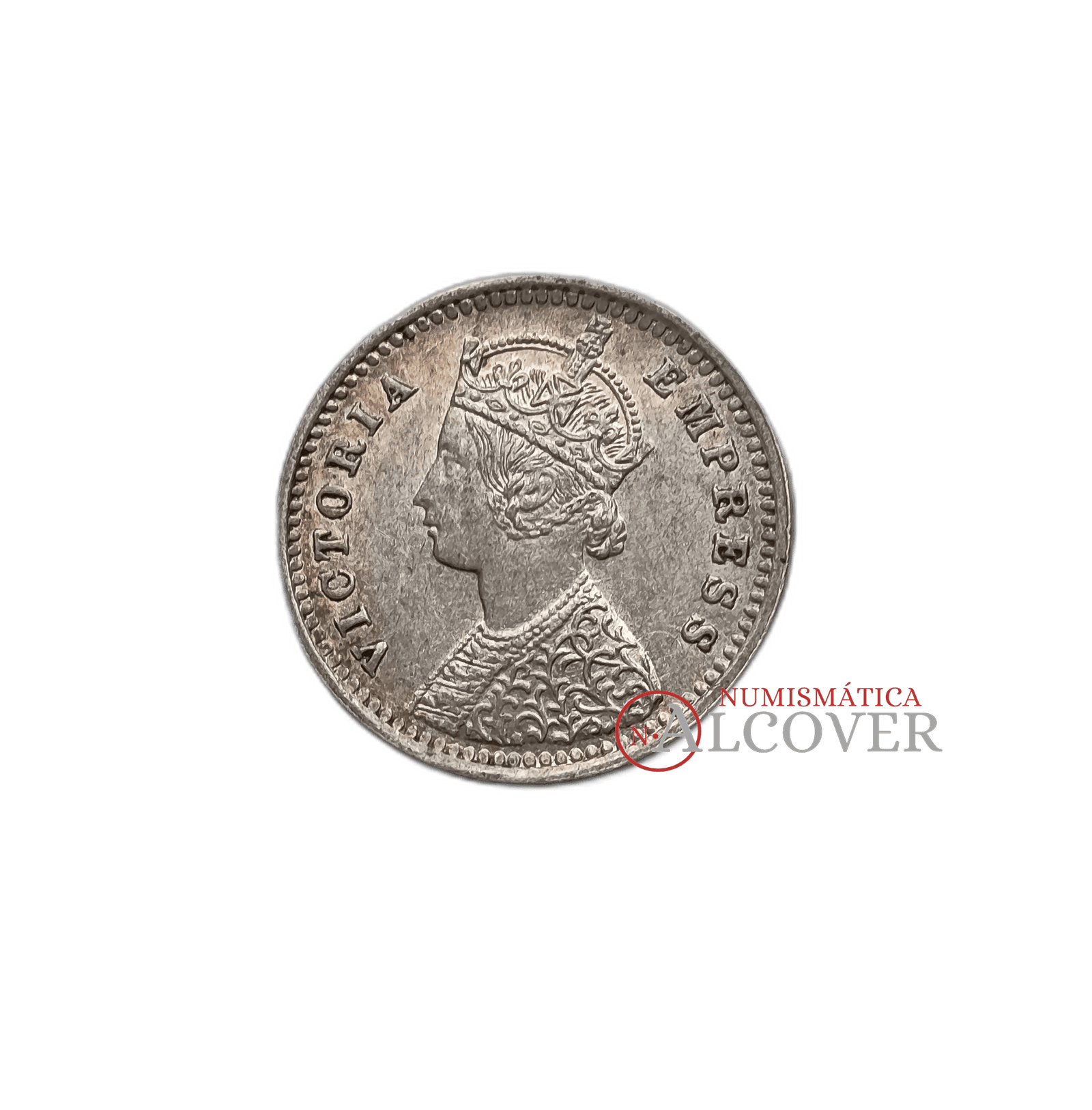INDIA BRITÁNICA Emperatriz Victoria 2 Annas 1900 B KM#488 EBC