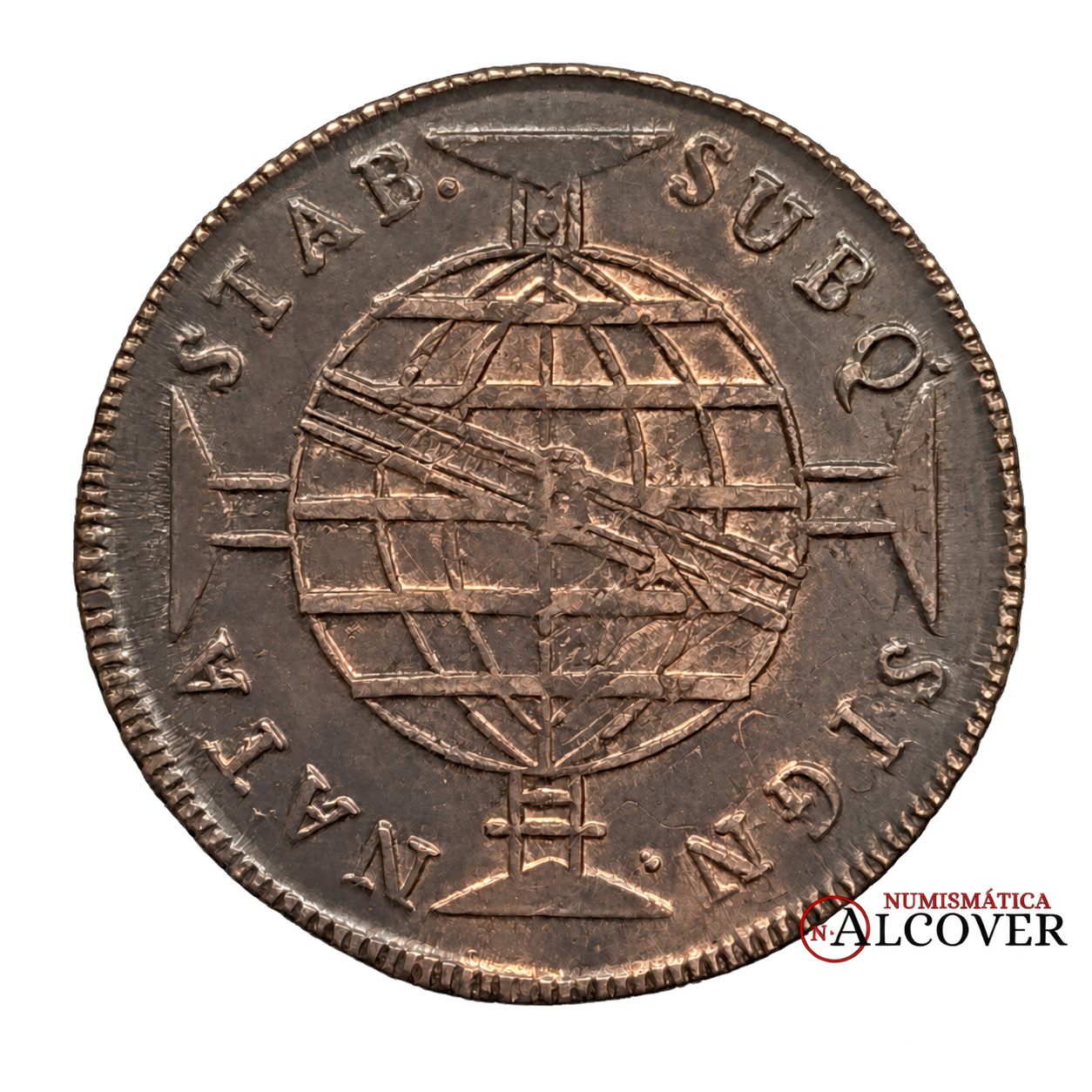 BRASIL 960 Réis 1815 KM 307.1 plata MBC+
