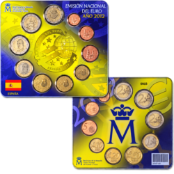 ESPAÑA Cartera Euroset 2012 X Aniversario del Euro 2 Euros Burgos SC