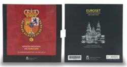 ESPAÑA Cartera Euroset 2018 50 Aniversario del Rey Felipe VI y Santiago de Compostela SC