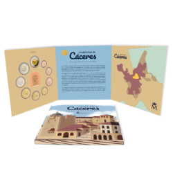 ESPAÑA Cartera Euroset 2023 Ciudad Vieja de Cáceres SC
