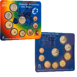 ESPAÑA Cartera Euroset 2011 + 2 Euros Conmemorativos Alhambra SC