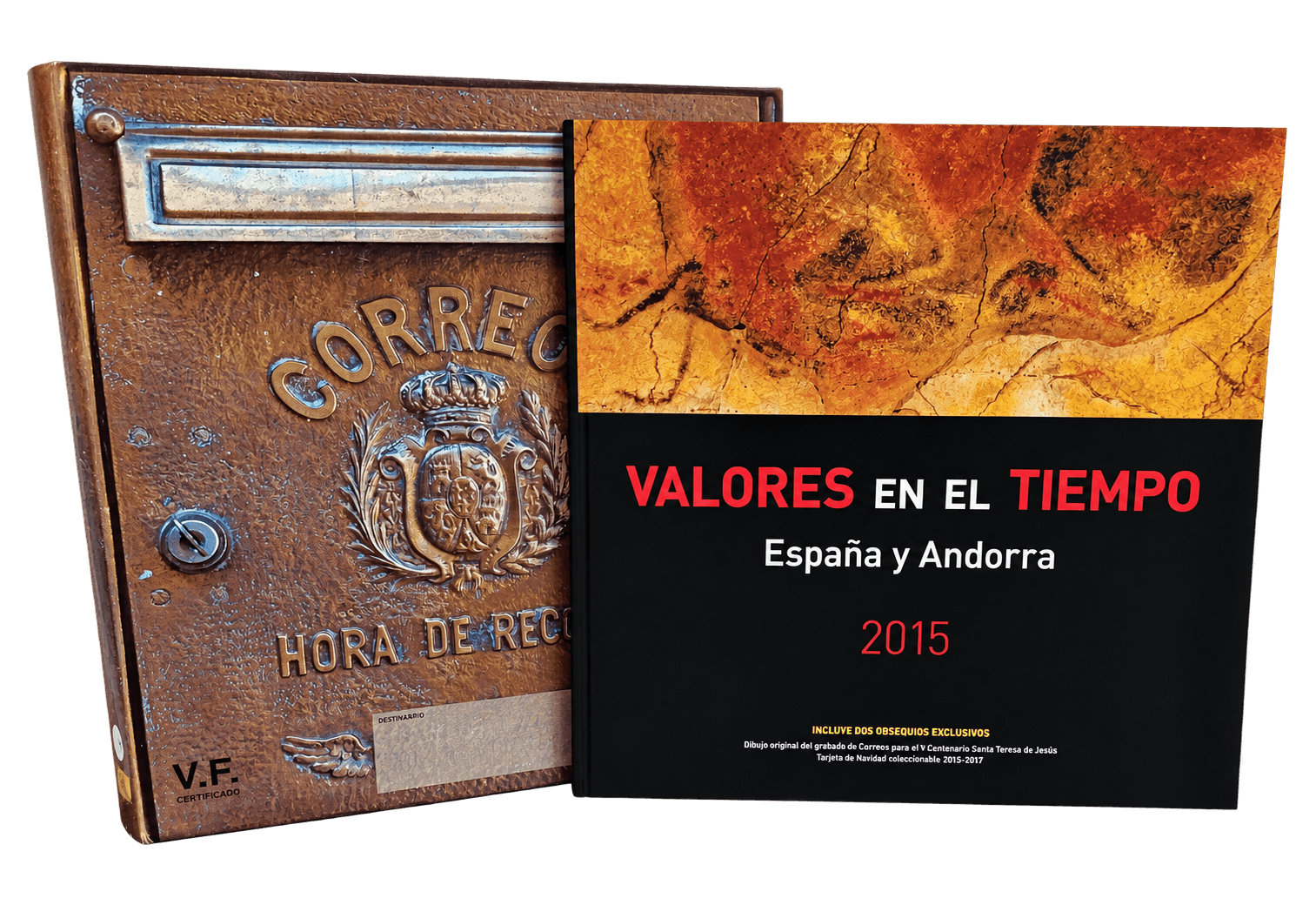 ESPAÑA Y ANDORRA ESPAÑOLA Libro Correos Valores en el tiempo 2015 sellos y hojas bloque